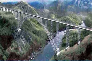 World's highest rail bridge across Chenab