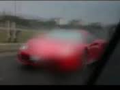 A man crashing brand new £165,000 Ferrari goes viral
