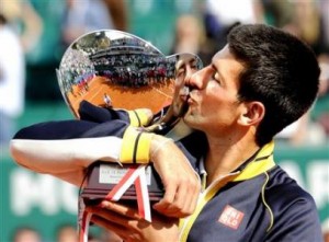 Djokovic wins the Monte Carlo Masters in Monaco beating defending champion Rafael Nadal