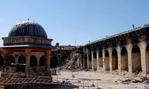 Famous Umayyad mosquein in Syria destroyed