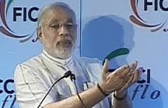 Narendra Modi addresses FICCI summit