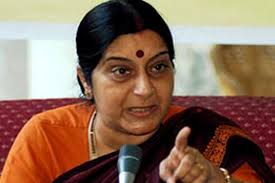 Sushma Swaraj targets Sonia Gandhi