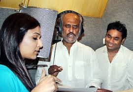 Rajinikanth sings his first Hindi song for A R Rahman