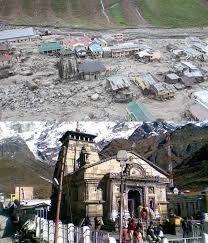 Famous Kedarnath shrine damaged