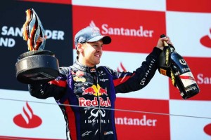 Sebastian Vettel wins Grand Prix 2013